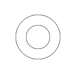 \picture(250){(125,125){\circle(150)} (125,125){\circle(80)}} 